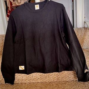 Tracksmith long sleeve “Grayboy”.